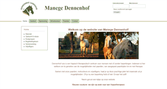 Desktop Screenshot of manegedennenhof.be