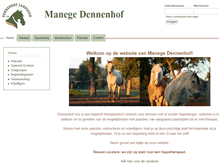 Tablet Screenshot of manegedennenhof.be